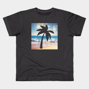 Beach palm Kids T-Shirt